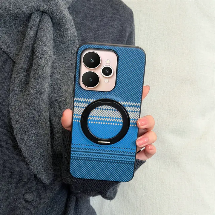 360° Rotatable Magnetic Ring Stand Shockproof Back Case