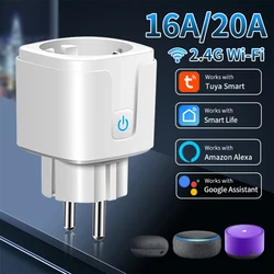 Smart WiFi Plug with Power Monitoring and Voice Control - EU (16A)