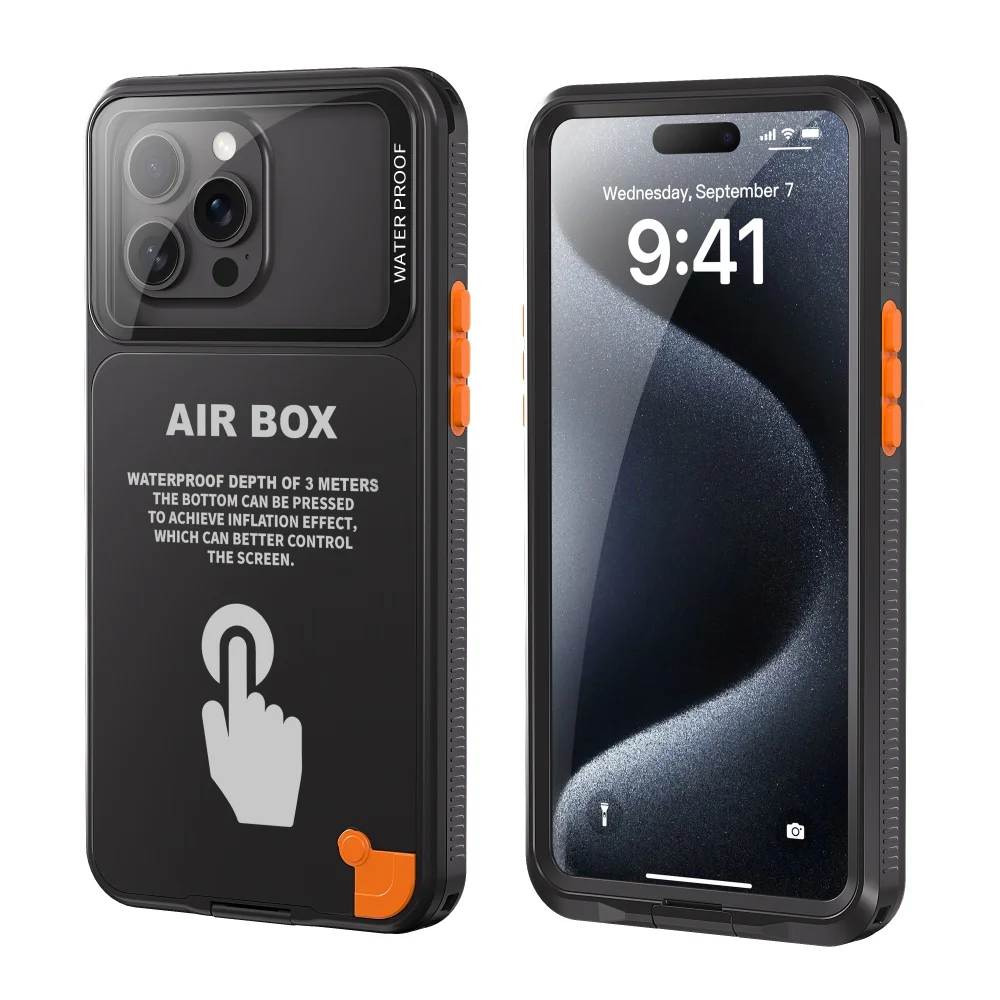 AIR BOX Waterproof Snorkeling Case - Durable Outdoor Sport & Swimming Cover