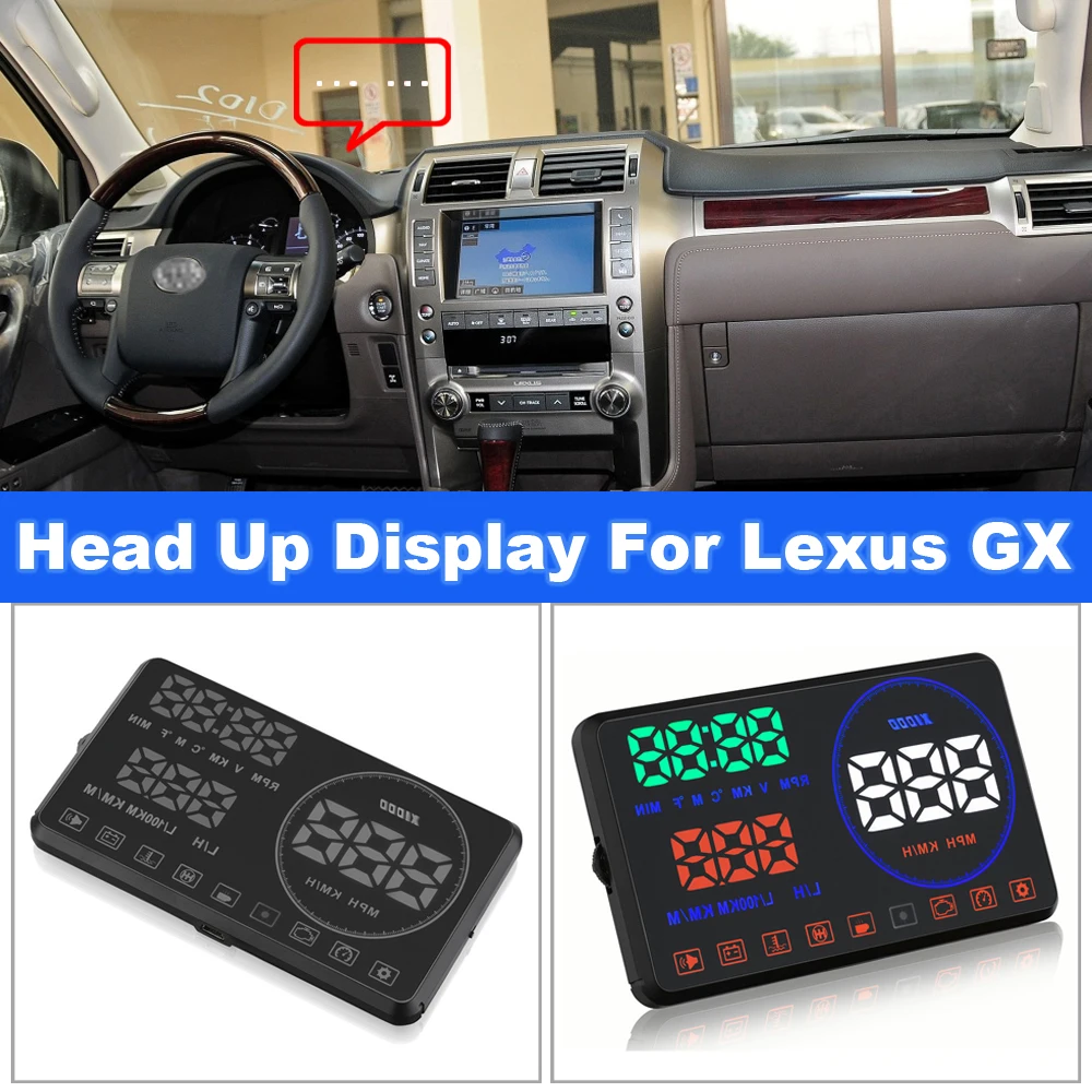 

Автомобильные электронные аксессуары, дисплей на лобовое стекло HUD для Lexus RX 300/330/350/400h/450h RX300/RX330/RX350/RX400h/RX450h 2008-2020