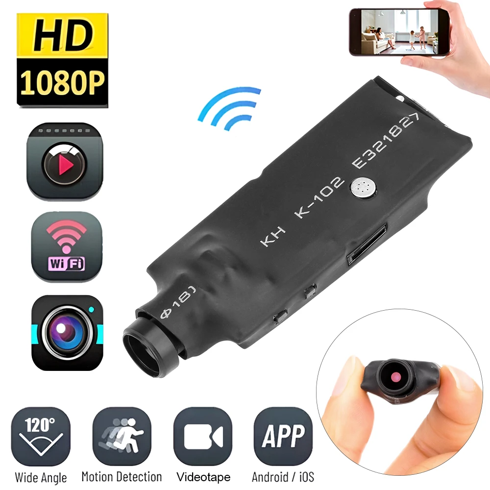 DIY WIFI IP Mini Camera Module Motion DV 1080P P2P Camera Video Recorder Home Security Mini Camcorder Remote Control