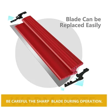 25/40CM Drywall Smoothing Spatula Skimming Flexible Blade Painting Finishing Skimming Blades Building Tool Wall Plastering Tools 2