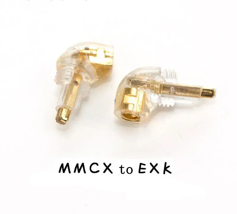 

Free Shipping pair Headphone Plug for EX600 EX800 EXK EX1000 Male to MMCX 0.78mmFemale Converter Adapter