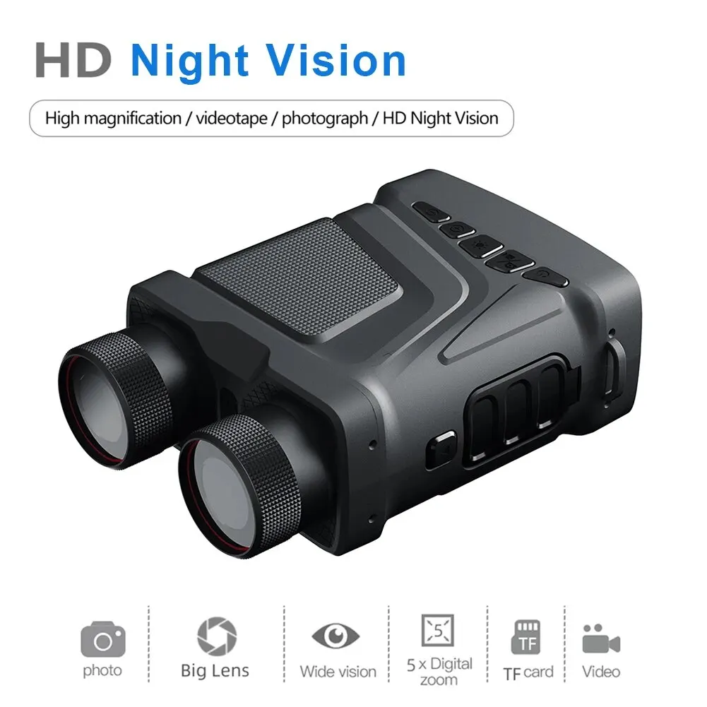 5X Zoom Digital Infrared Night Vision Binocular Telescope for Hunting Camping Professional 1080P 300M Night Vision Device images - 6