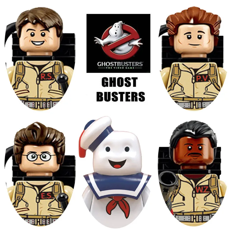 4 Pz/Set Ghostbusters Building Blocks Ghost Busters Action Figure Giocattoli Per Bambini Regalo Di Natale