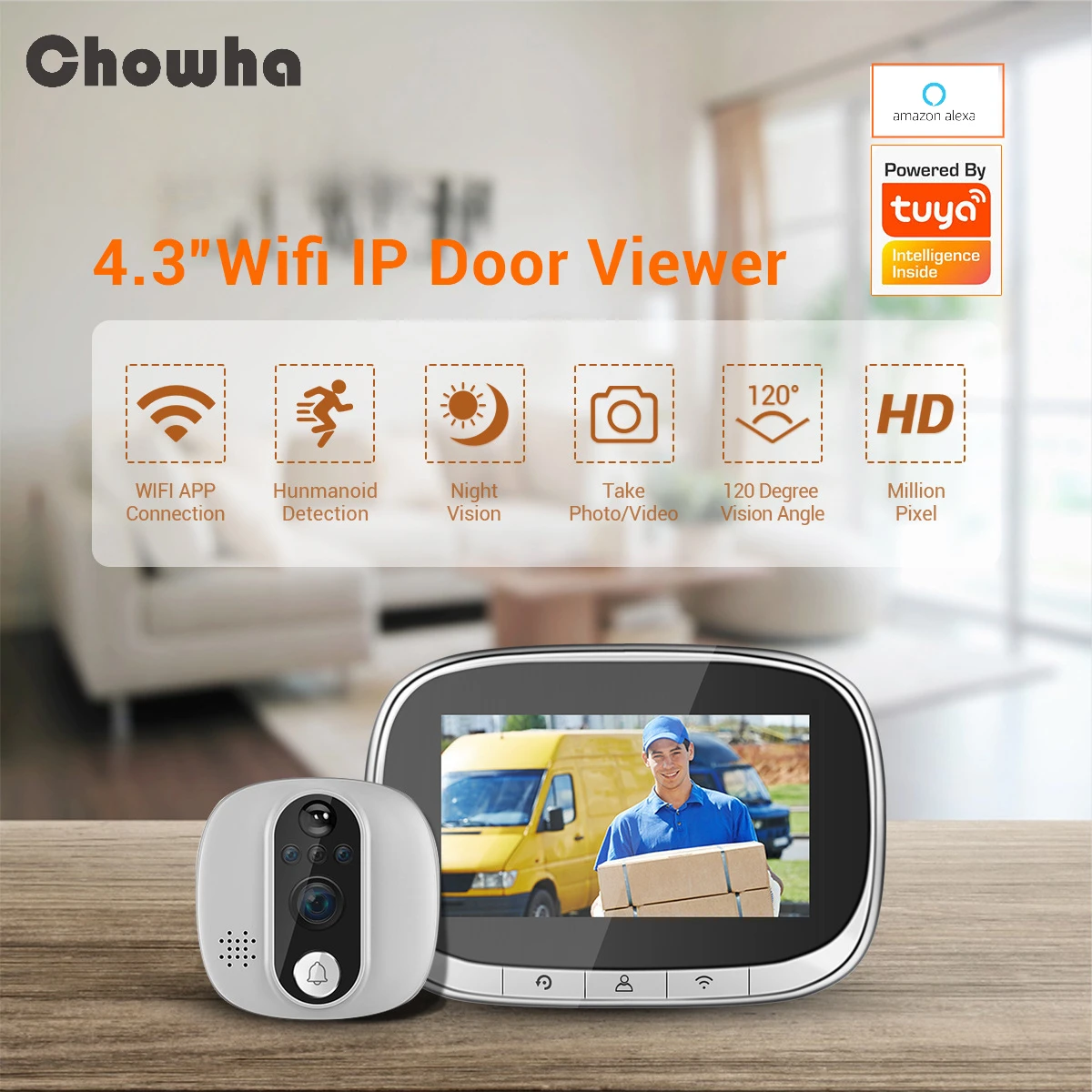 Wifi Door Peephole Spy Hole Camera Wifi Front Door Eye Door Spy