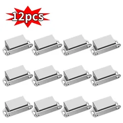 Magnetic Door Catch Latch Set for Cabinets and Furniture (12pcs)