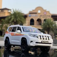 1:32 Toyota Prado SUV Alloy Car Diecasts Metal Toy Vehicles Car Model Collection LAND CRUISER Simulation Car Model Toy Gift 2