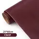 Premium Self - Adhesive PU Leather Repair Patch, Litchi Texture, 25x60 cm, Superstrong Adhesive, Sutureless Design (Wine red)