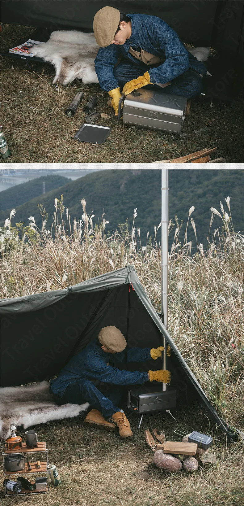 Ultimate Titanium Camping Wood Stove Ultralight Fast Cooking