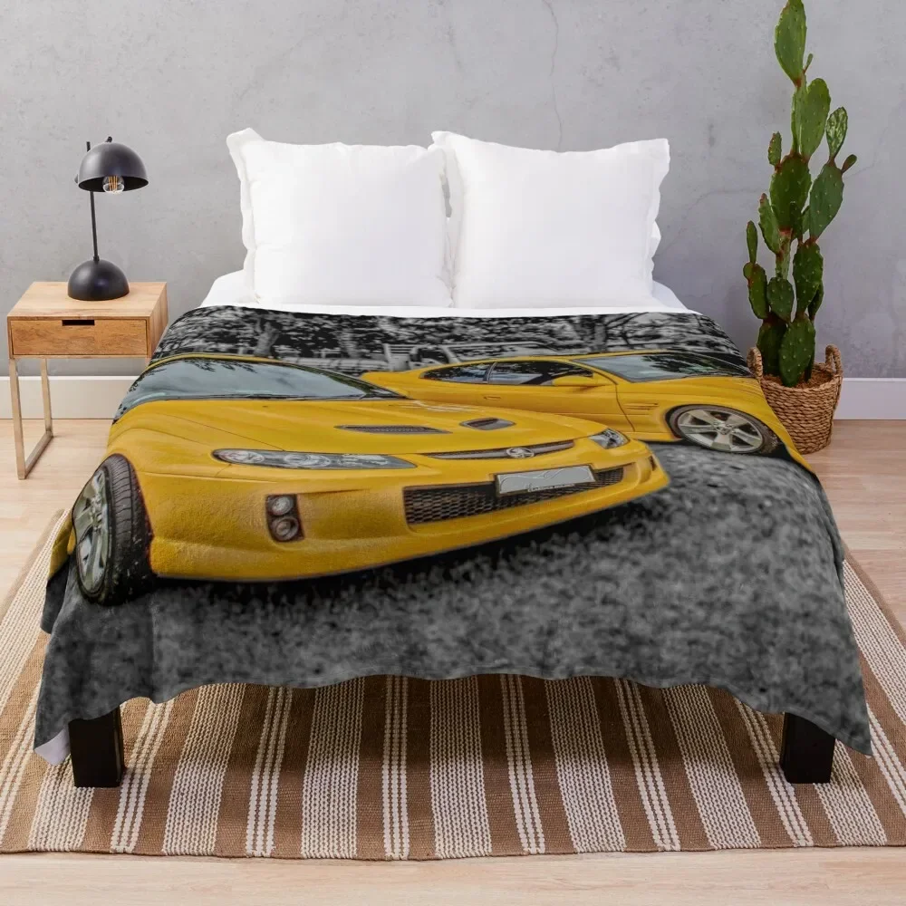 

Holden Monaros Throw Blanket Decorative Sofa Cute Plaid Flannel Blankets