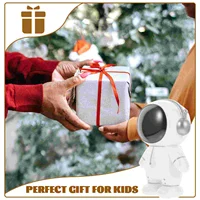 Galaxy Light Projector Astronaut Piggy Bank Toy Desktop Adornment Household Silver Child 2