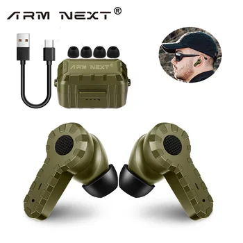 ARM NEXT 전자 귀마개, 청력 보호, 사격 귀마개, 귀 보호, 소음 감소, 능동 사냥 헤드폰