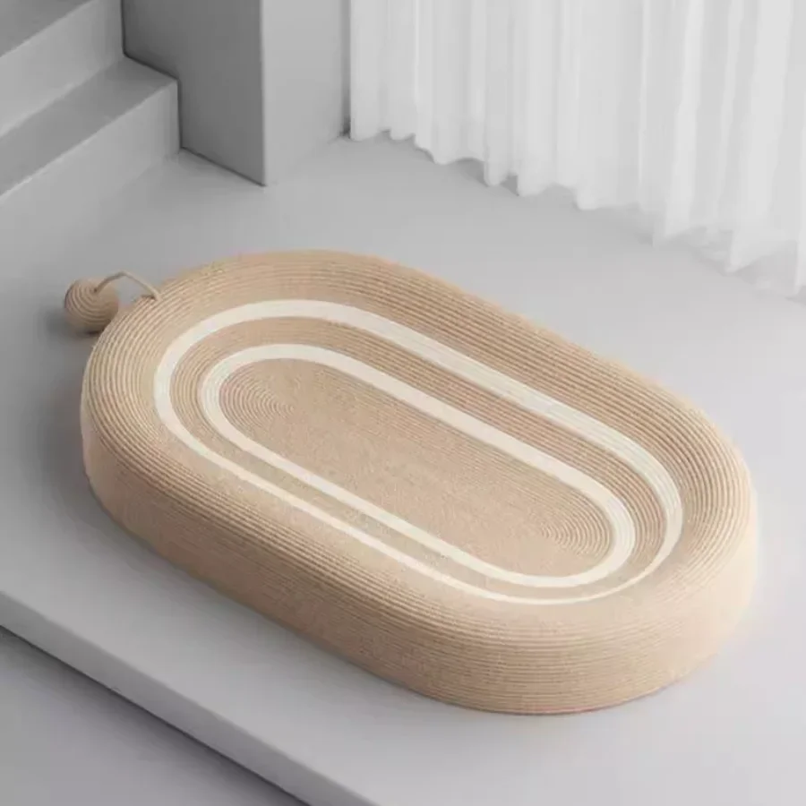 편안한 실내 고양이 매트, 귀여운 호흡 습관, 경량 고양이 긁개, 가정용 작은 동물 판지 