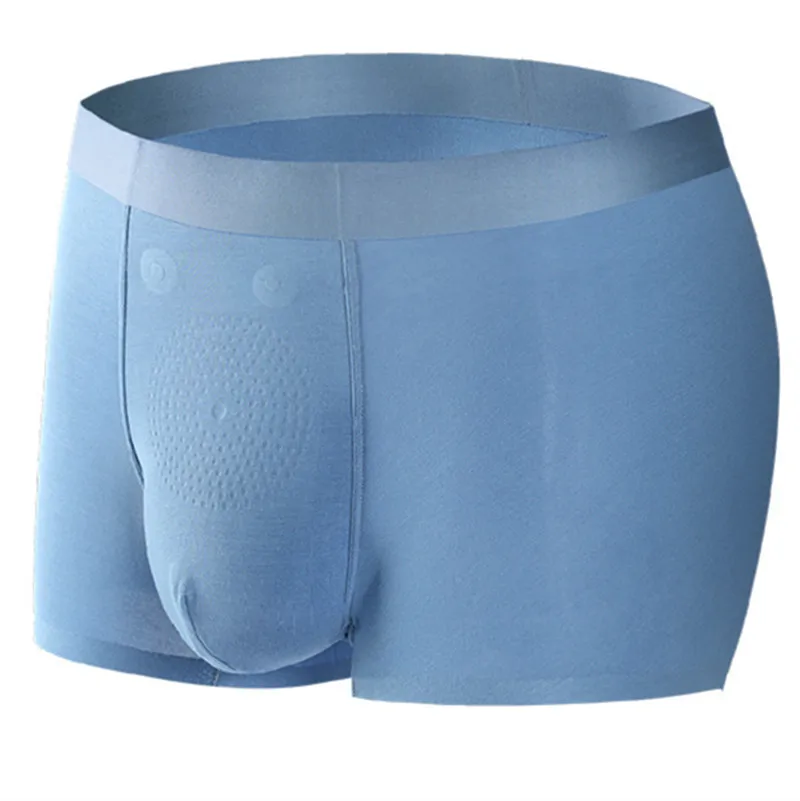 

Men Underwear 60S Modal Boxers Shorts Hombre Antibacterial Panties Man Solid Magenetic Pouch Underpants Cueca Calzoncillo L-3XL