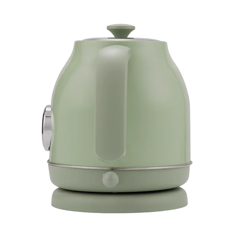 Electric Kettle Retro Style Boiling Water Household Stainless Steel Multifunctional QCOOKER