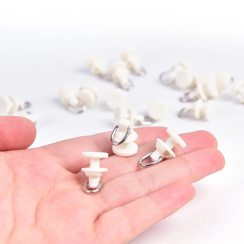 20Pcs Strong and Sturdy Curtain Track Glider Rail Curtain Hook Rollers Tracks Accessories