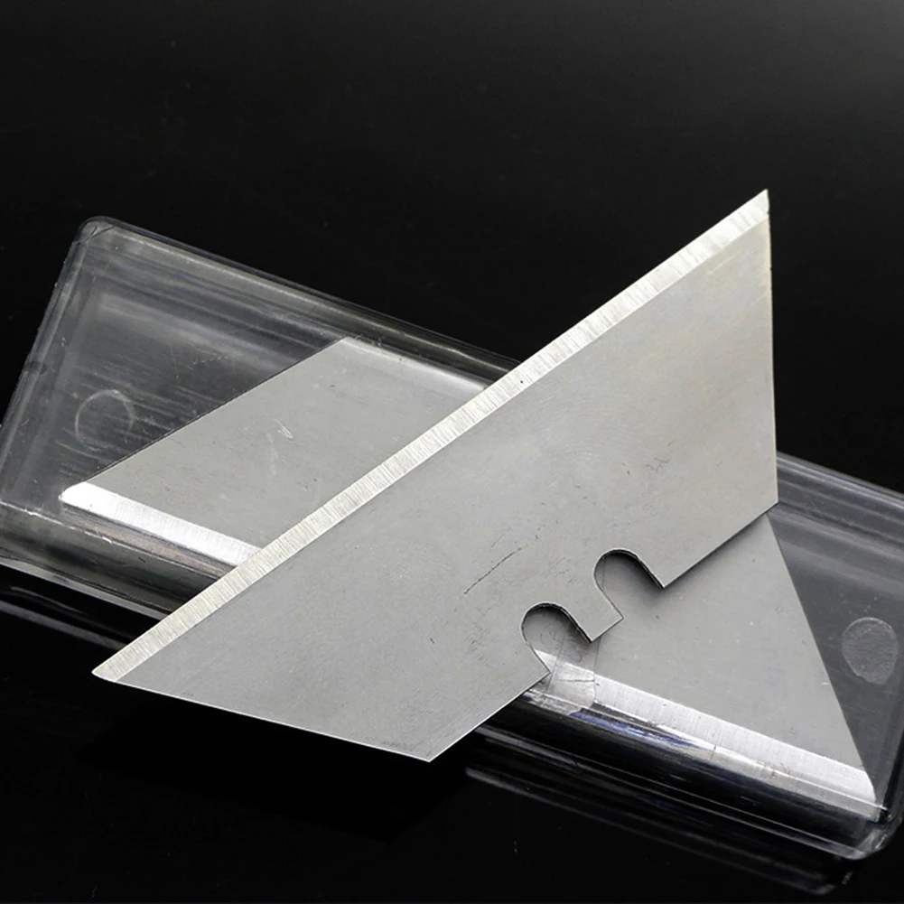 30Pcs Trapezoidal Blade Replacement Art Craft Cutter Tool Multifunction Carbon Steel for Household Hand Tools craft knives,art knife,craft cutter tool
