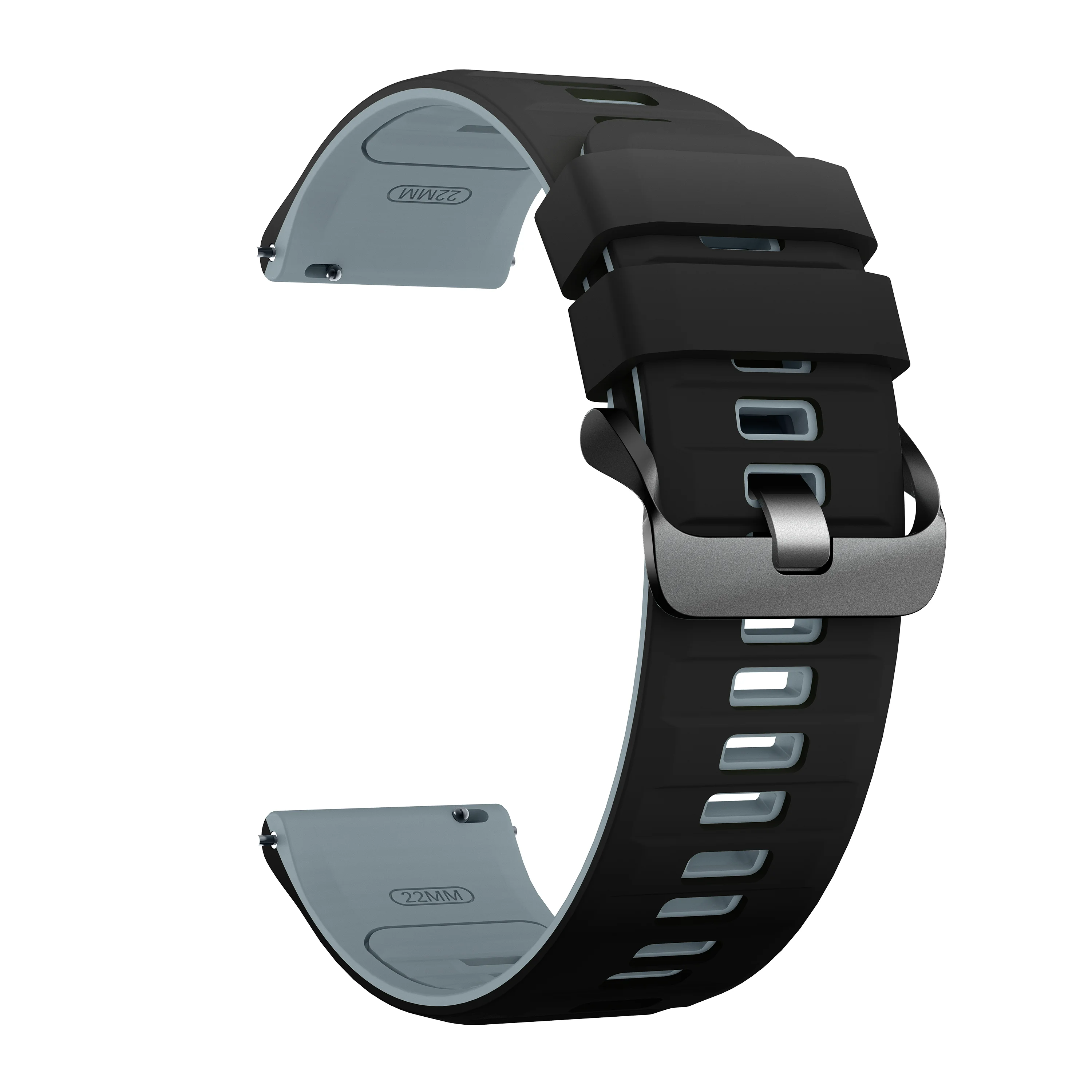 Versatile 22mm Silicone Smartwatch Band - Premium Design Bracelet