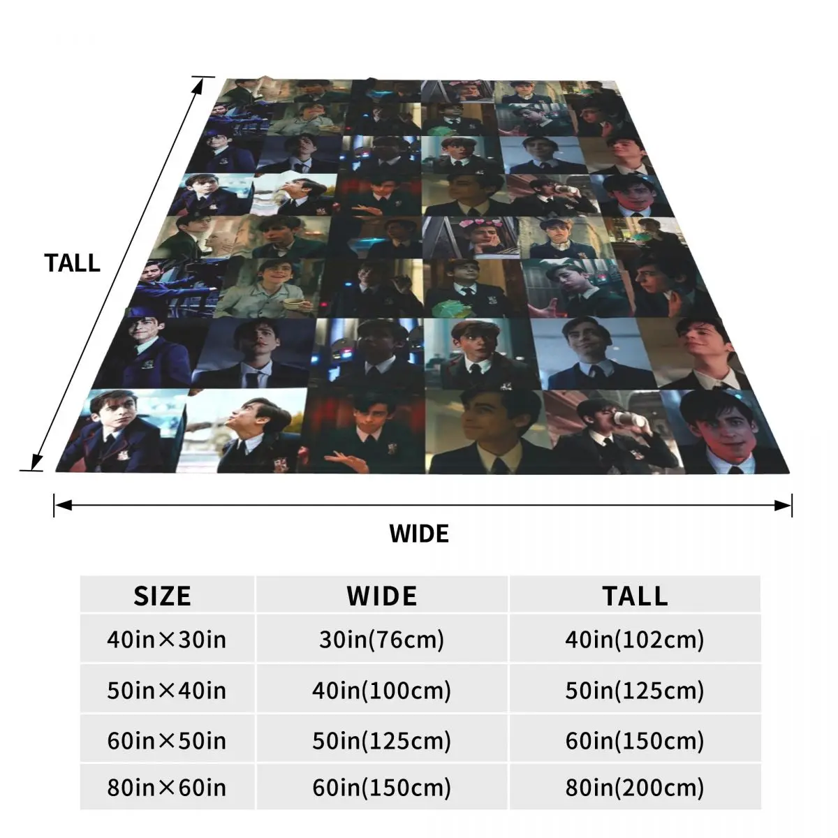 Five Hargreeves Mod Mood Blankets Fleece Super Soft Sofa Throw Blankets For Couch Bedding Travel Throws Bedspread Quilt 3