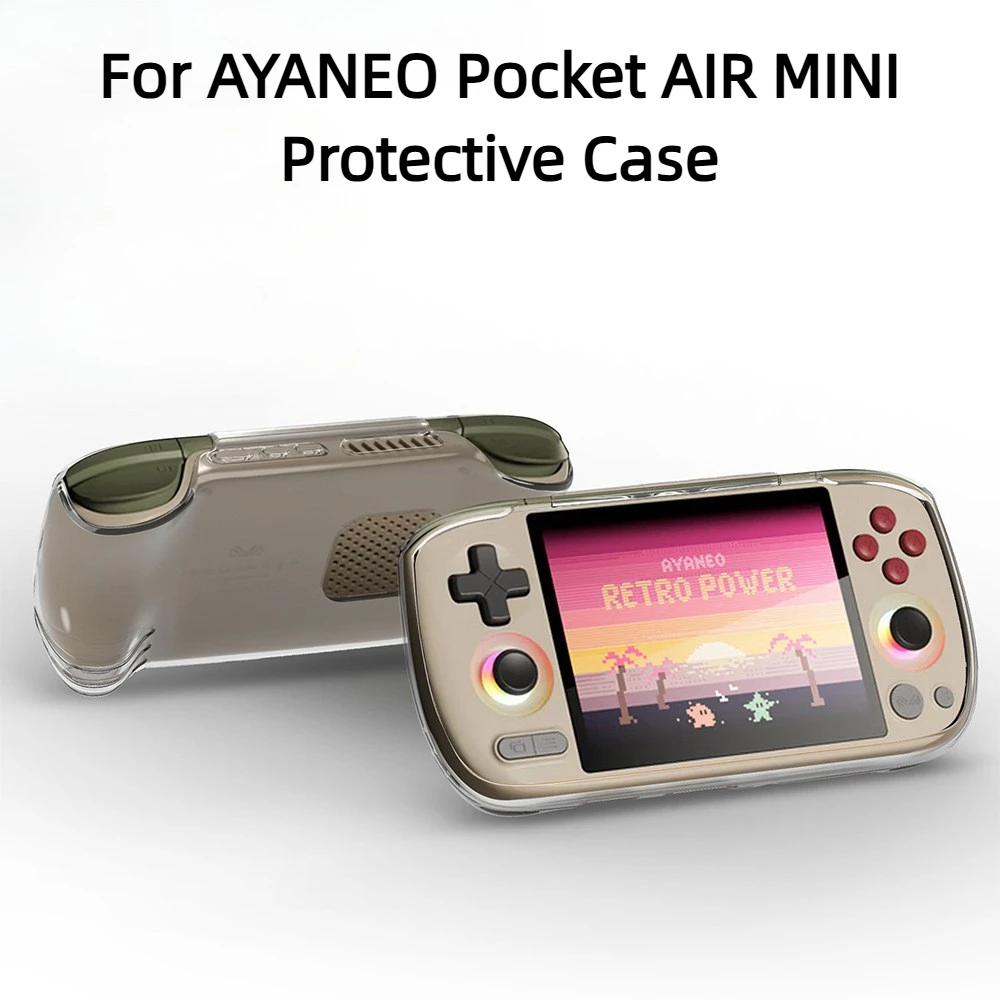 AYANEO Pocket AIR 미니 휴대용 게임 콘솔 보호 케이스, Pocket Air Mini용 방진 및 충격 방지 TPU 소프트 쉘
