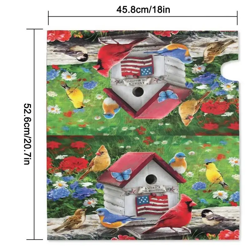 Mailbox Covers Flower Bird Butterfly Magnetic Mailbox Wraps Waterproof Summer Beach Post Letter Box Cover Garden Yard Decor