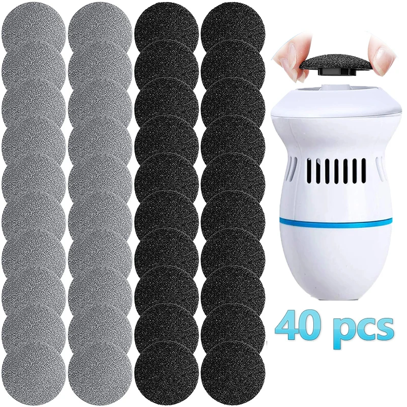 

40 Pieces Regular Coarse Replacement for Portable Electric Foot Grinder Foot File Callus Remover Electric Callus Remover Hard