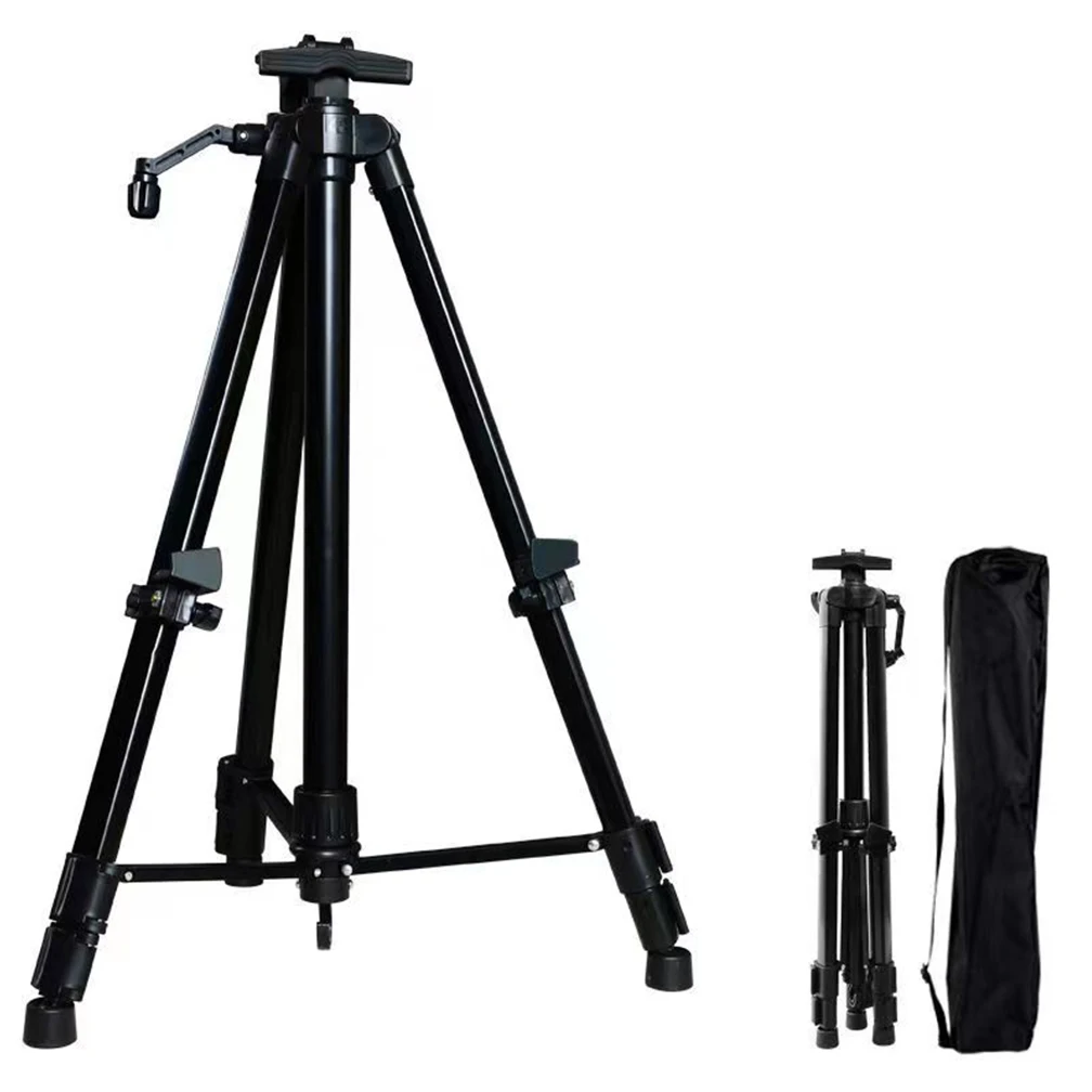 Adjustable Height 50-150CM Foldable Portable Metal Sketch Easel Stand Travel Aluminum Alloy Outdoor Painting Artist Supplies sketch easel