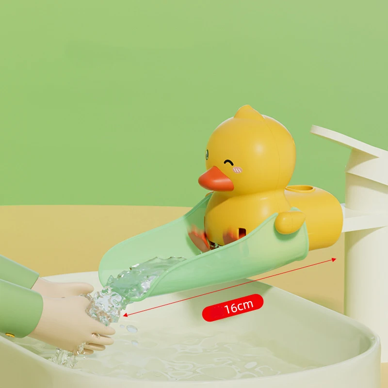 Faucet extender baby lengthening extension universal cute cartoon children anti-splash talisman guide sink 2
