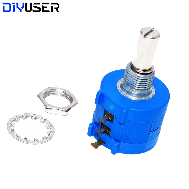 3590S Multiturn Potentiometer 500 1K 2K 5K 10K 20K 50K 100K ohm Potentiometer Adjustable Resistor 3590 102 202 502 103