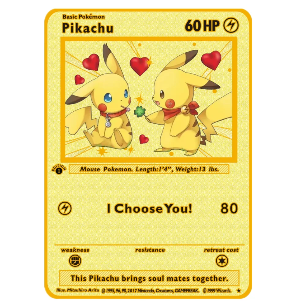 Brand New 27 Pokemon Metal English Kapikachu I Choose You GX EX Vmax Birthday Gift Collection Cards Super Game Anime Kids Toys Brand New 27 Pokemon Metal English Kapikachu I Choose You GX EX Vmax Birthday Gift Collection Cards Super Game Anime Kids Toys