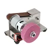 Multifunctional Mini Electric Belt Sander DIY Polishing Grinding Machine Cutter Knife Edges Belts Grinder Sharpener 220V/110V 4