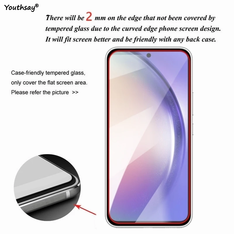 Premium Tempered Glass Screen Protector - Crystal Clear, High-Definition Shield