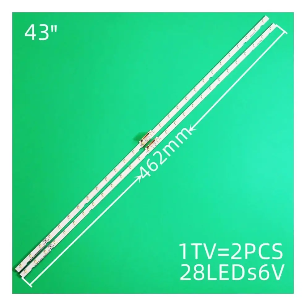 60 шт. Светодиодная лента для подсветки для Samsung 43NU7100 UN43NU7100G UN43NU7100 UE43NU7100 UE43NU7120 UE43NU7170 UN43RU7400 UN43RU7400G