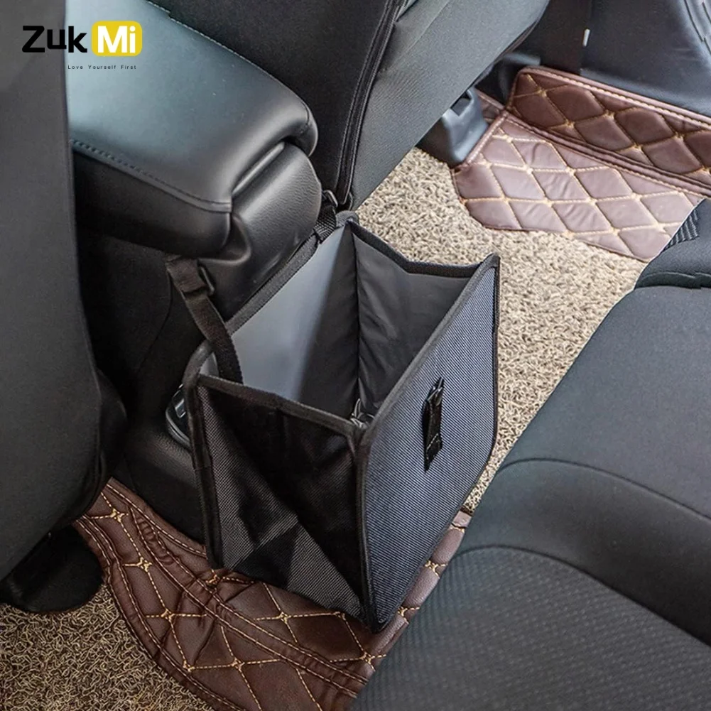 Foldable Car Trash Can, Hanging Waterproof Leakproof Trash Can Storage Bag for Car with Large Capacity, Car Interior Accessories