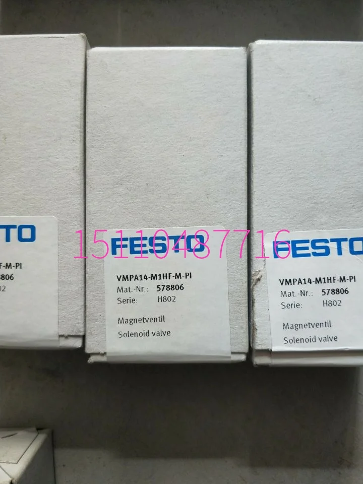 

Festo FESTO Solenoid Valve VMPA14-M1HF-M-PI 578806 In Stock