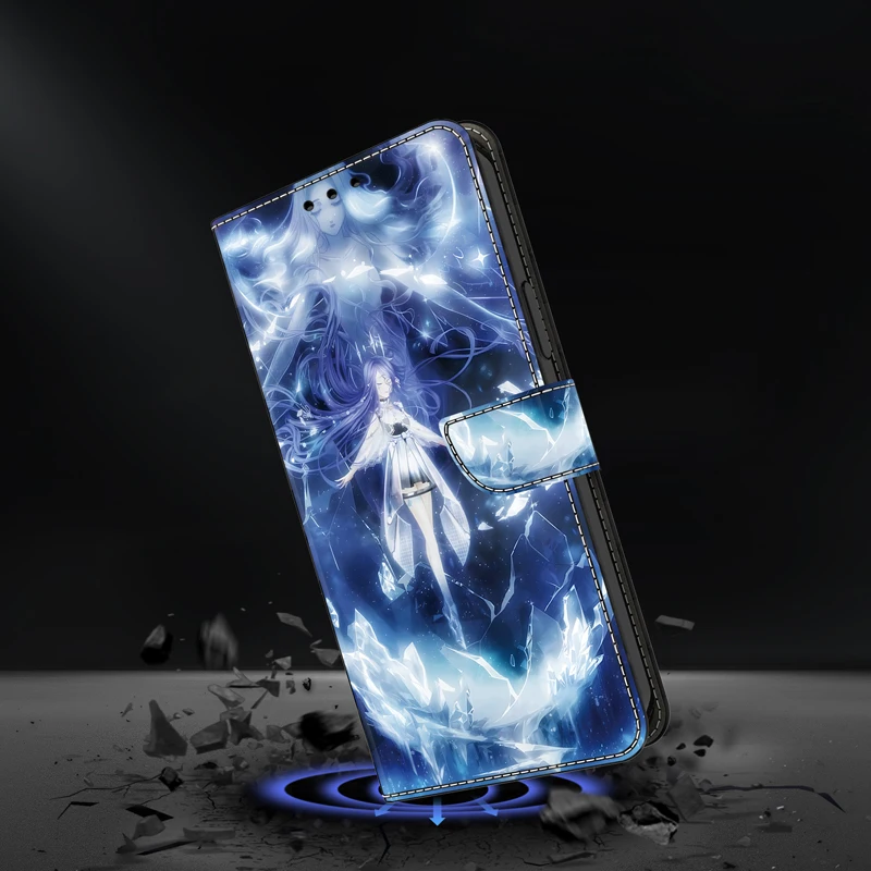Premium 3D Flip Leather Wallet Magnetic Phone Case