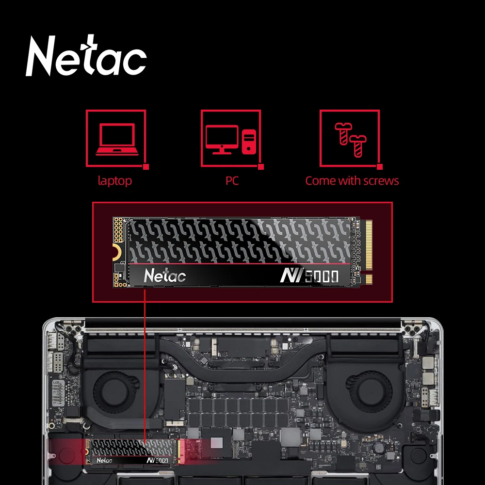 Netac SSD M2 NVME 500GB 1TB Ssd M.2 2280 PCIe 4.0 Nmve ϵ ũ ps5 Ʈ ũž ,  ָ Ʈ ̺
