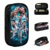 Football Messied Pencil Case Pencilcases Pen Box for Student Big Capacity Pencil Bags Students School Cosmetic Stationery 1