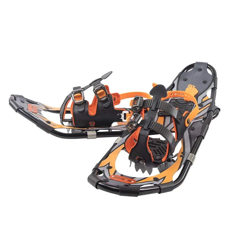 

Outdoor Mountain Snow Rackets Aluminum Snow Rackets 3 in1 With Hiking Canes And Carrying Bag, Adjustable Fixations for Women/Men
