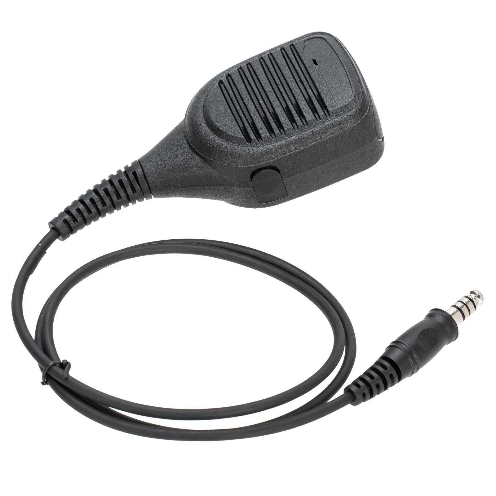 7.1mm NATO Speaker Mic Microphone with U94 PTT Adapter for Icom V8 V80 V82 Walkie talkie two way radio