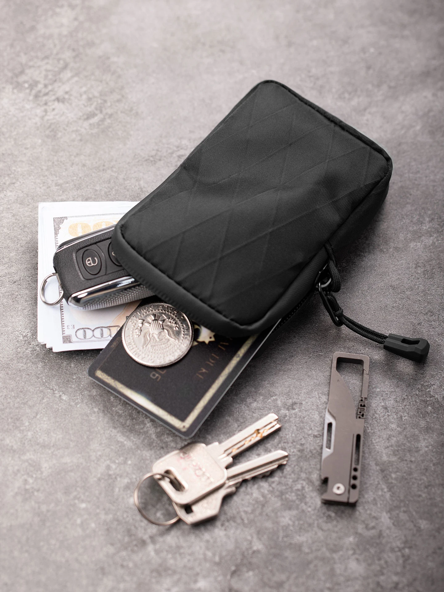 Multifunktionale Taktische Kopfhörer-Tasche Münzbeutel Kleine Tasche Outdoor Leichtgewicht EDC-Beutel Tragbarer Kartenhalter – Detail 5