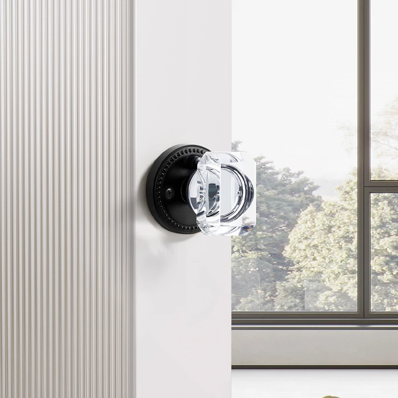 Door Knobs Privacy Door Knob House Room Hotel Apartment Bathroom Bedroom Interior Crystal Door Knobs Lock Door Knobs