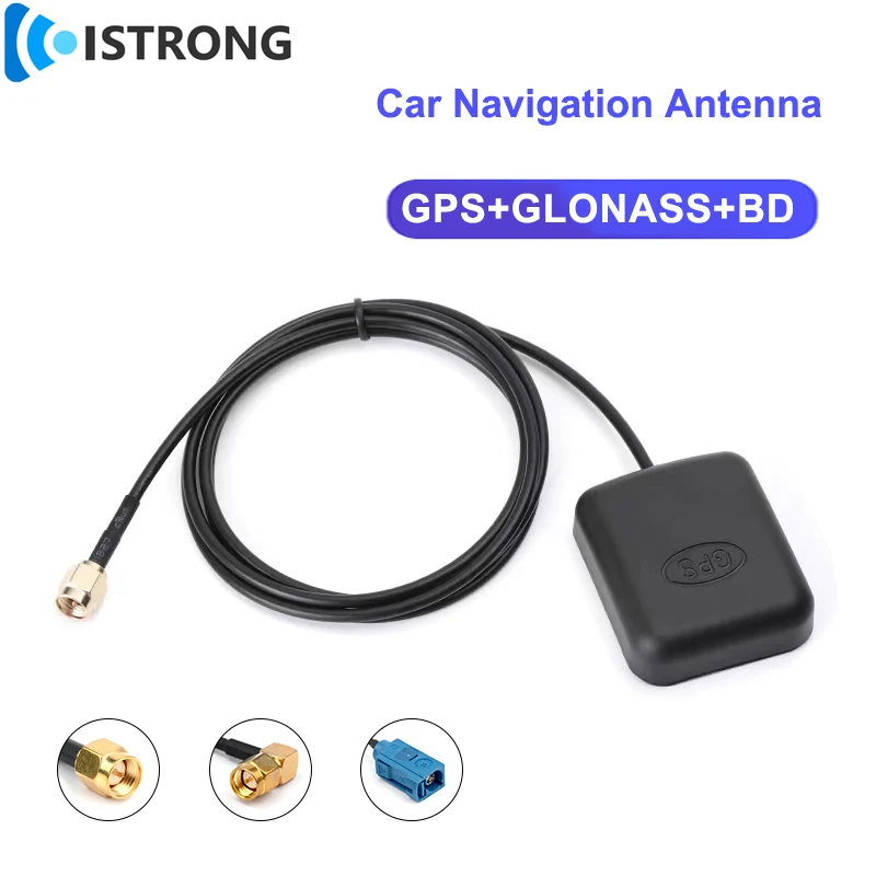 

GPS+GLONASS+BD Navigation Active Antenna Outdoor 28dbi Amplifier 3-satellite Car Positioning Signal Booster SMA FAKRA Magnetic