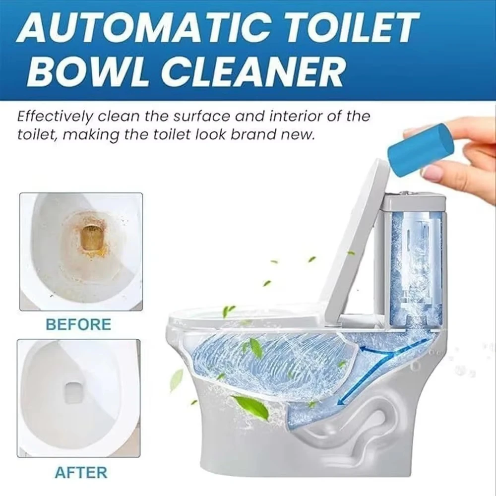 4 Colors Concentrated Descaling Toilet Cleaning Stick Upgraded Toilet Cleaning Stick Toilet Automatic Supplies Toilet Essential