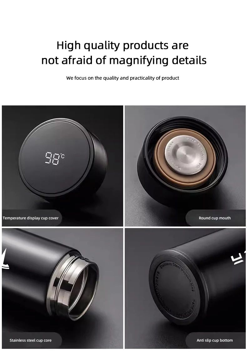 Coffee thermos leak proof car vacuum bottle travel portable thermos cup For Tesla Model 3 Y S X Cybertruck Juguete Roadster