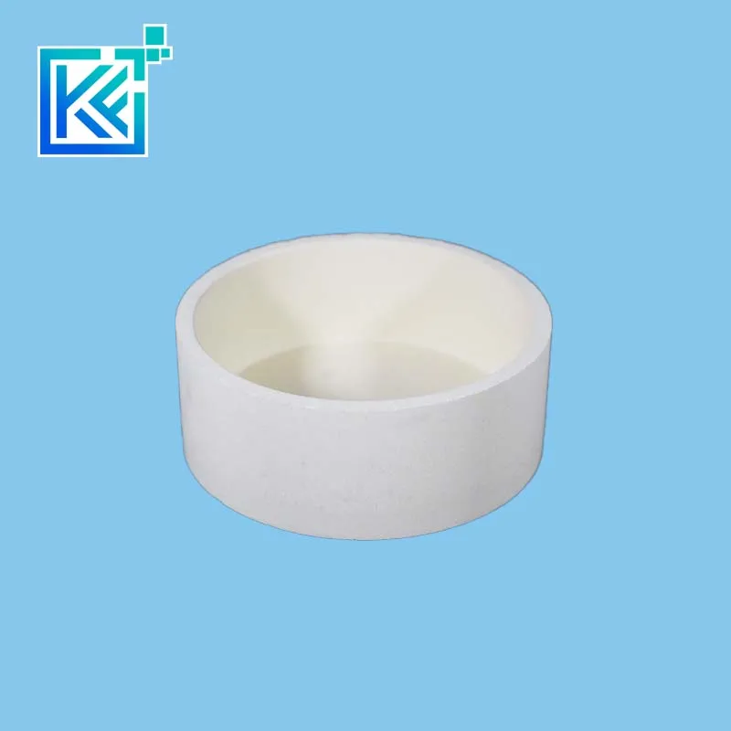 

Boron Nitride Machinable Ceramic crucible/BN Refractory Ceramic crucible D32*32mm/Insulating Ceramic crucible