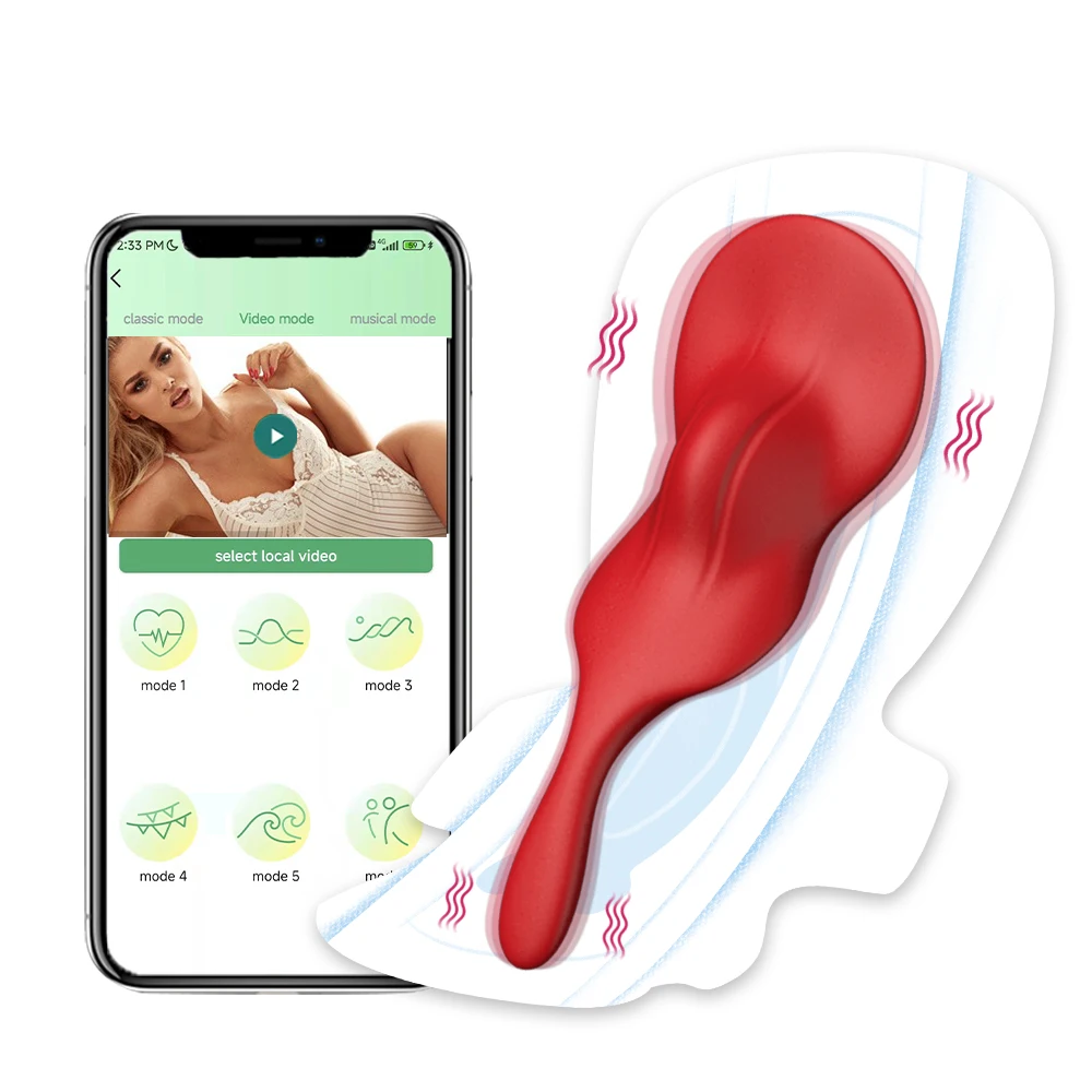 Bluetooth vibrerende slip met afstandsbediening voor vrouwen_voghion.com