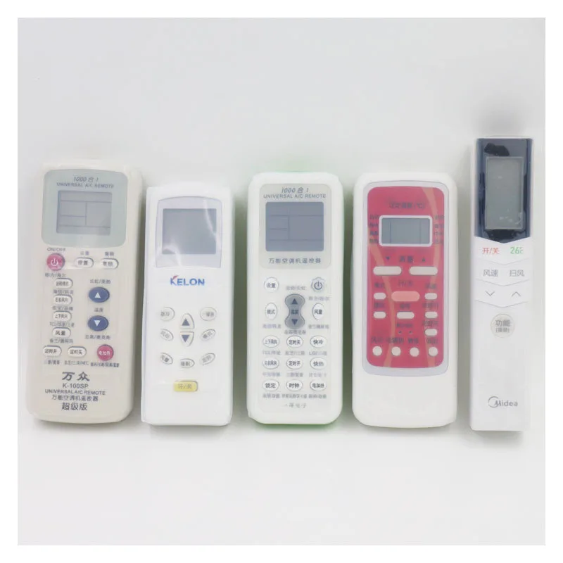 Description Picture 5 of item24 Size Transparent Dust Protect Protective Storage Bag Portable Silicone Air Condition Control Case TV Remote Control Cover