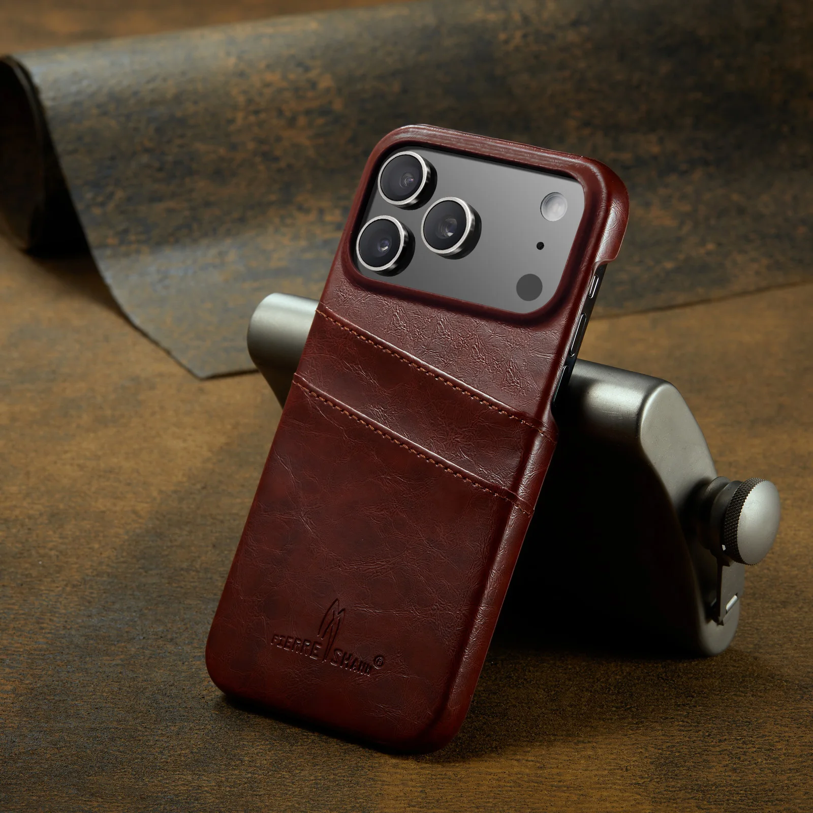 Luxurious Leather Wallet Phone Case with Card Slots and Shockproof Protective Cover